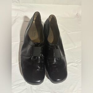 SOLD. Josef Seibel Black Leather shoes. I wear 10 and these fit